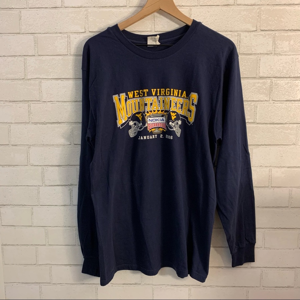 West Virginia mountaineers NOKIA sugar bowl 2016 women’s size large L